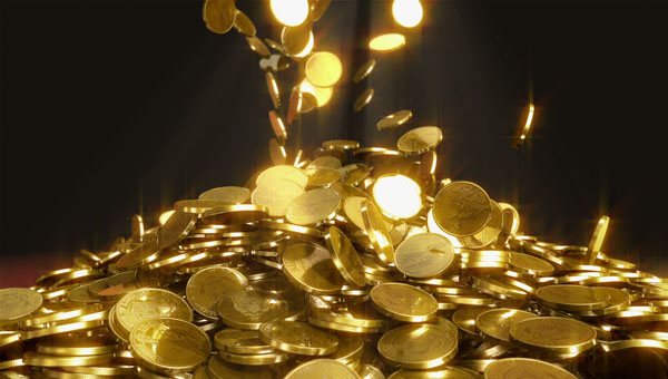 Save Money for a Rainy Day by Collecting Gold Coins